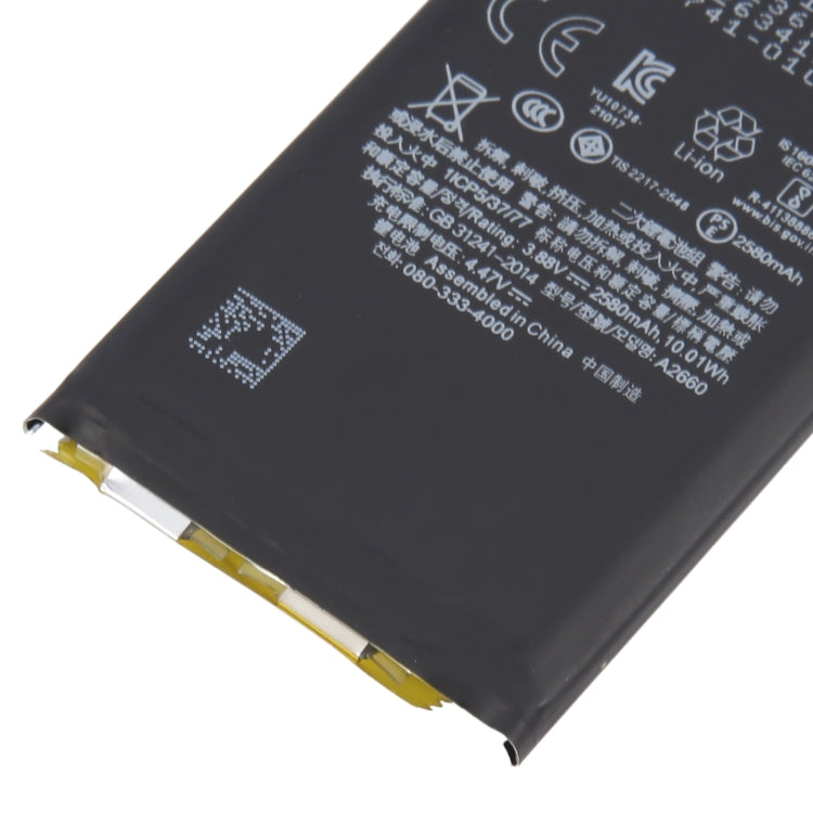 For iPhone 13 mini 2580mAh JUXIN Zero Cycle Li-ion Battery