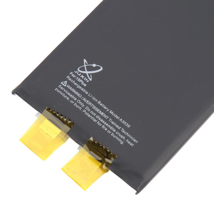 For iPhone 15 Plus 4700mAh JUXIN Zero Cycle Li-ion Battery