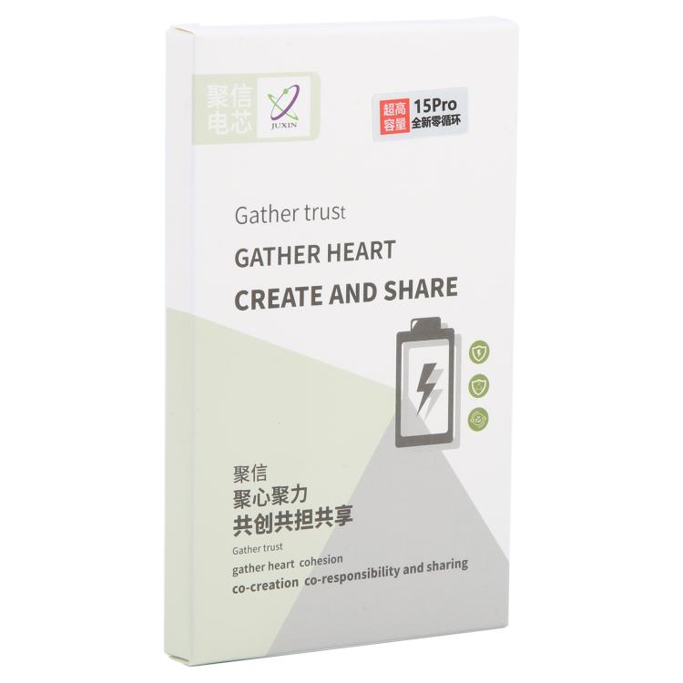 For iPhone 15 Pro 3400mAh JUXIN Zero Cycle Li-ion Battery