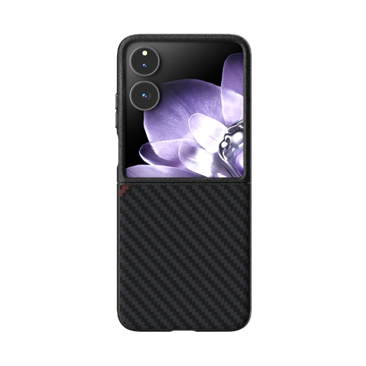 For Xiaomi Mix Flip ABEEL C Carbon Fiber Series 6D Micro Relief MagSafe Phone Case