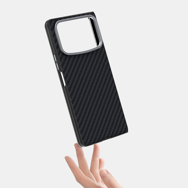 For Xiaomi Mix Fold 4 ABEEL C Carbon Fiber Series 6D Micro Relief MagSafe Phone Case