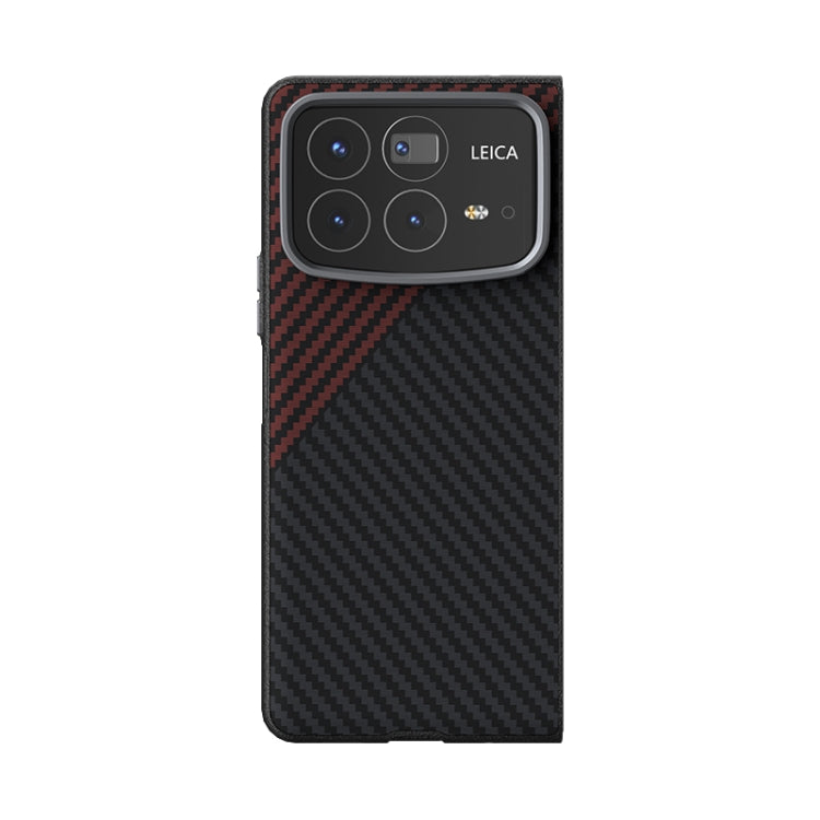 For Xiaomi Mix Fold 4 ABEEL C Carbon Fiber Series 6D Micro Relief MagSafe Phone Case