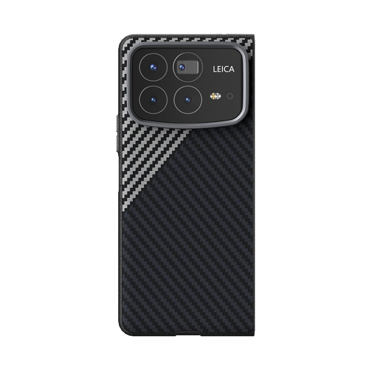 For Xiaomi Mix Fold 4 ABEEL C Carbon Fiber Series 6D Micro Relief MagSafe Phone Case