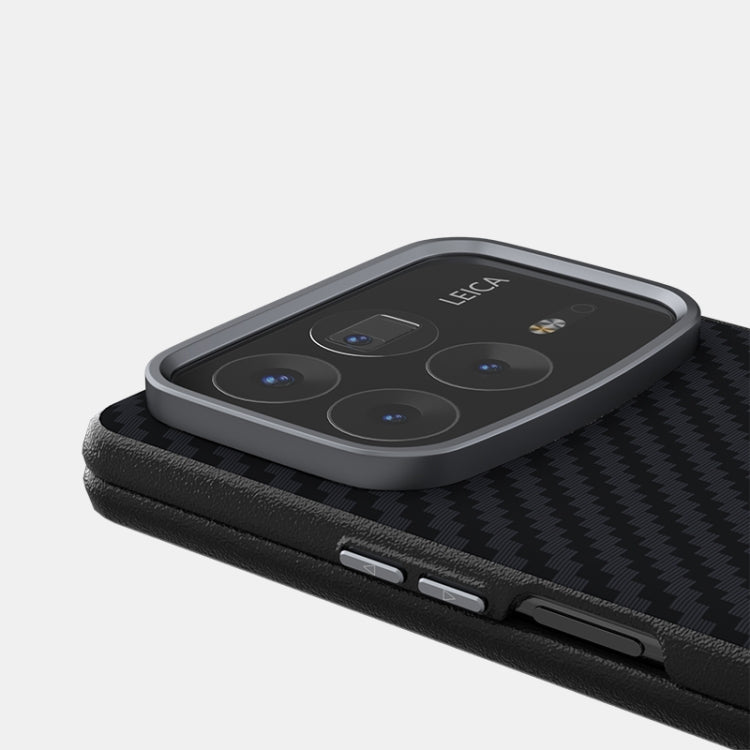 For Xiaomi Mix Fold 4 ABEEL C Carbon Fiber Series 6D Micro Relief MagSafe Phone Case