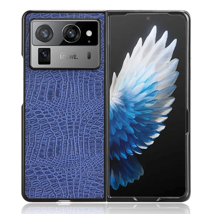 For Tecno Phantom V Fold2 Crocodile Texture Back Cover Phone Case