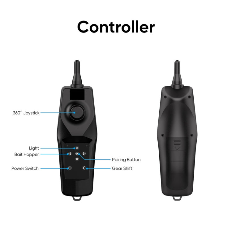 D50 High Speed Smart Remote Control Fishing Bait Boat Support Dragging Net, Plug:EU Plug