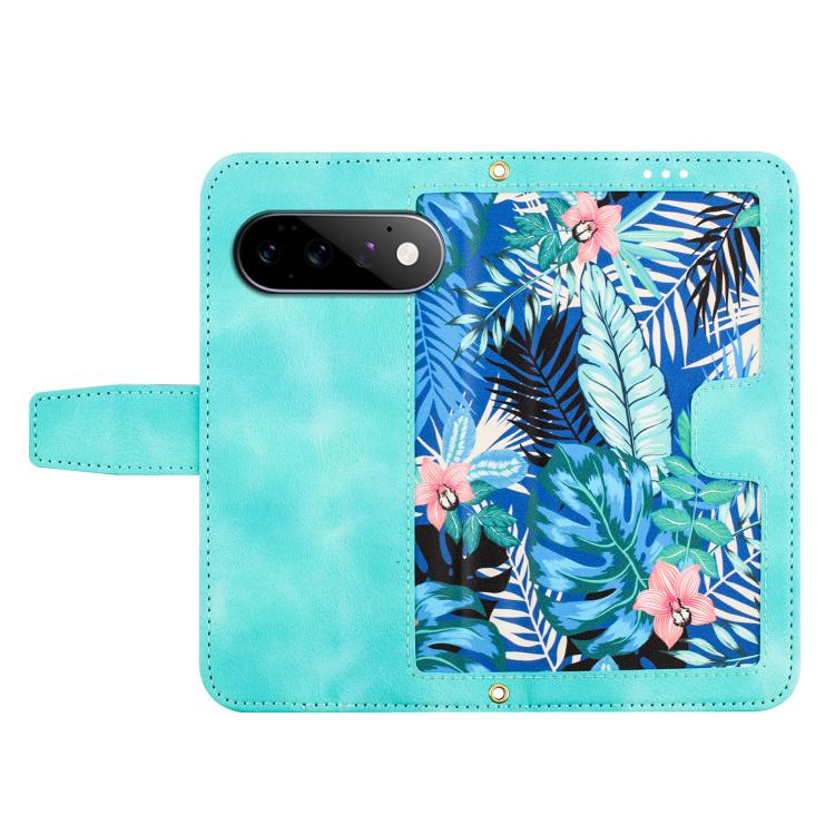 For Google Pixel 11 / 11 Pro Floral Pattern Leather Phone Case with Lanyard