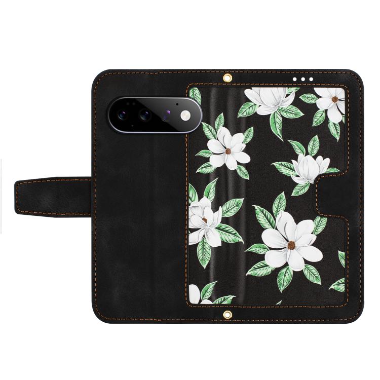 For Google Pixel 11 / 11 Pro Floral Pattern Leather Phone Case with Lanyard