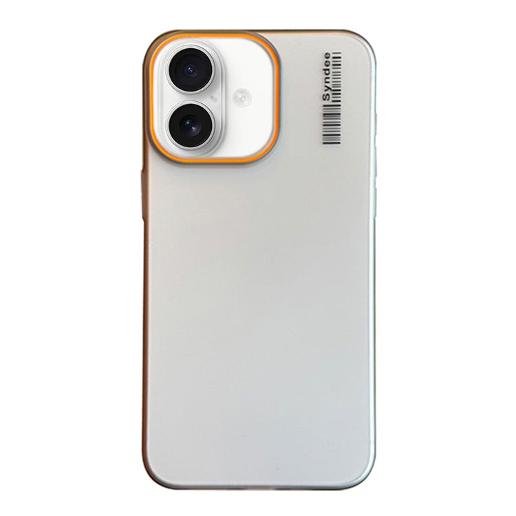 For iPhone 16 Plus Soft Sandy Skin Feel Translucent PC Phone Case