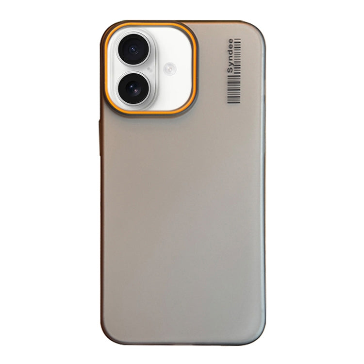 For iPhone 16 Plus Soft Sandy Skin Feel Translucent PC Phone Case