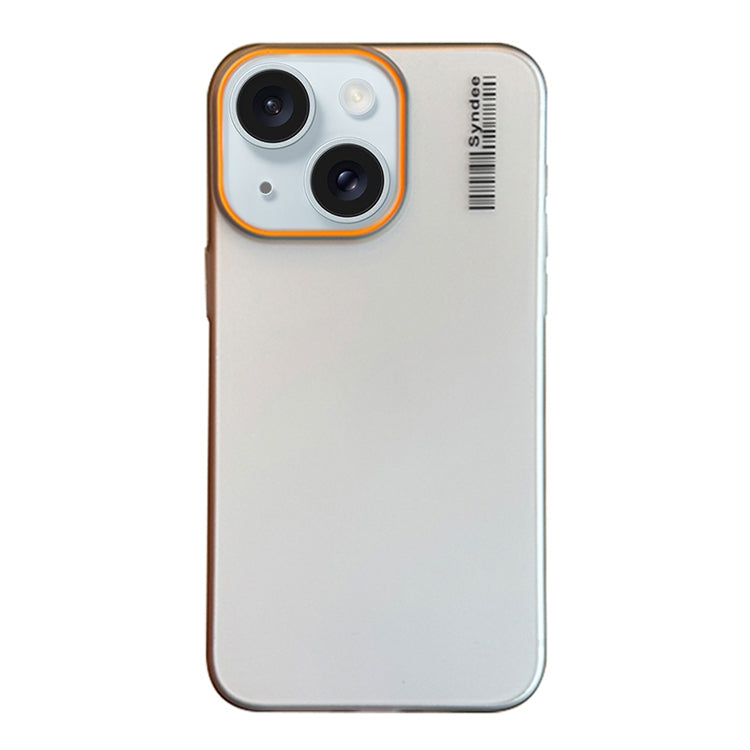 For iPhone 15 Plus Soft Sandy Skin Feel Translucent PC Phone Case