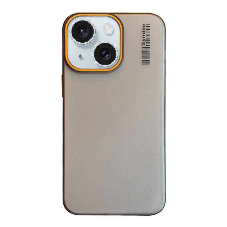 For iPhone 15 Plus Soft Sandy Skin Feel Translucent PC Phone Case