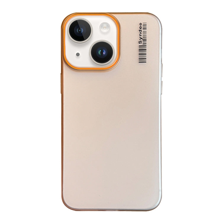 For iPhone 14 Soft Sandy Skin Feel Translucent PC Phone Case