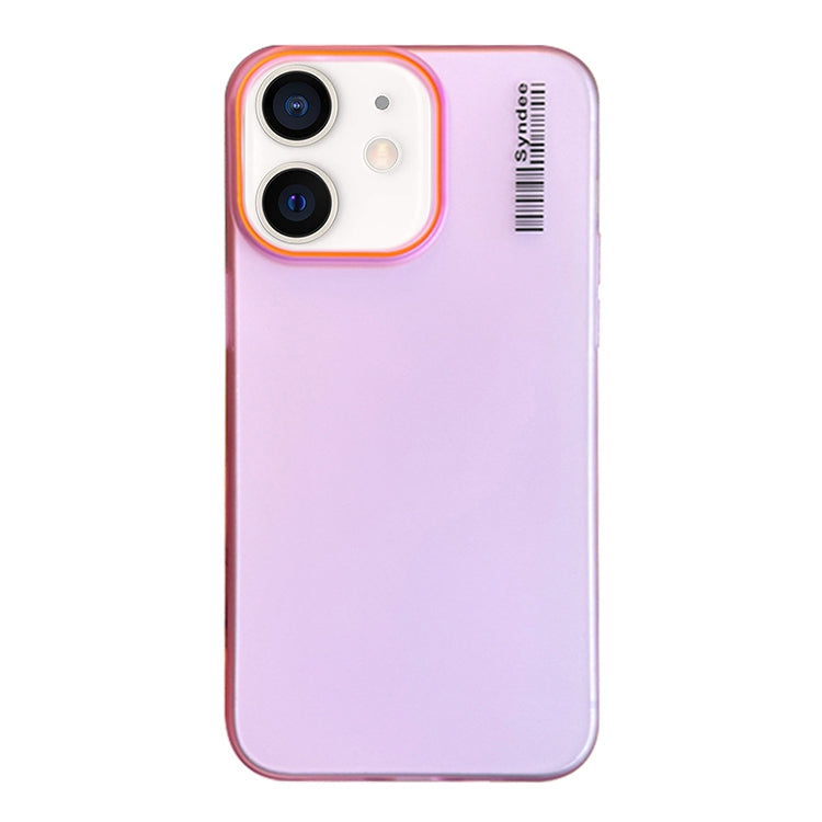 For iPhone 12 Soft Sandy Skin Feel Translucent PC Phone Case