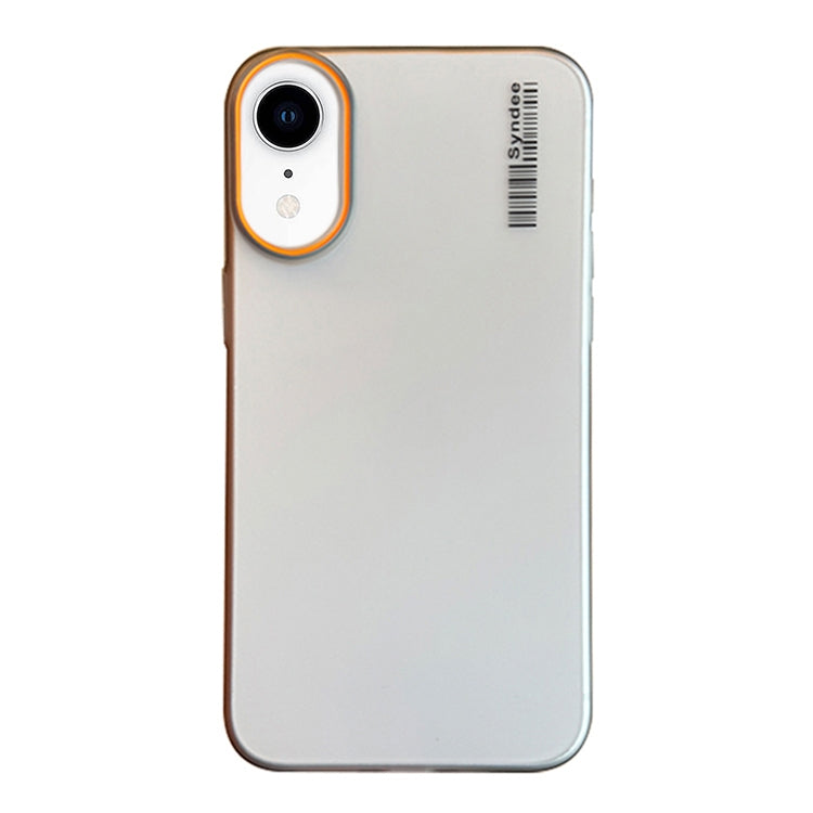 For iPhone XR Soft Sandy Skin Feel Translucent PC Phone Case