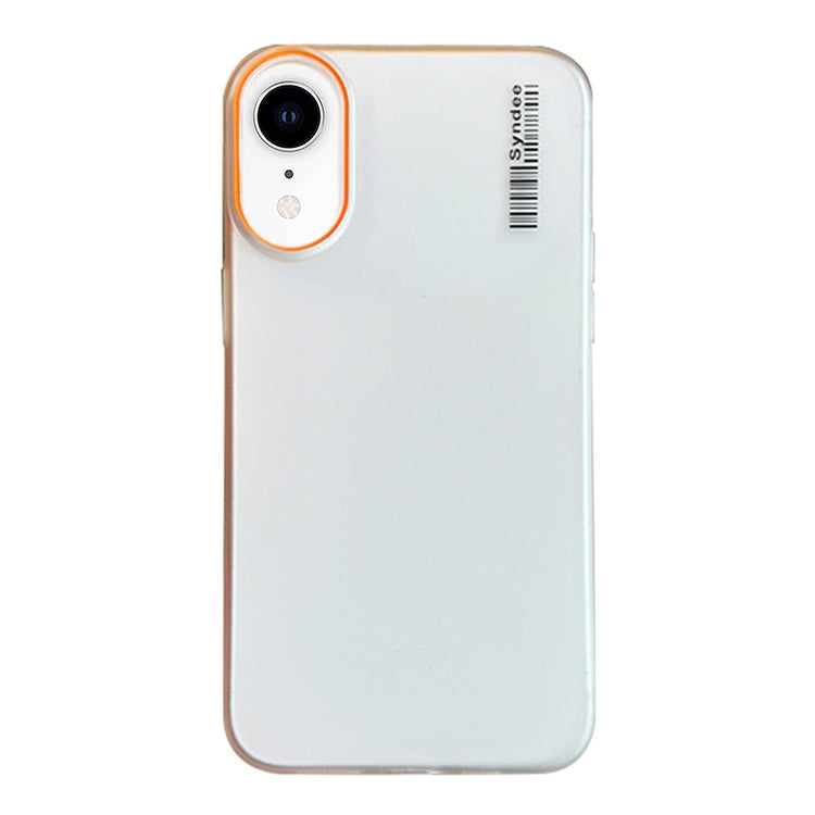 For iPhone XR Soft Sandy Skin Feel Translucent PC Phone Case