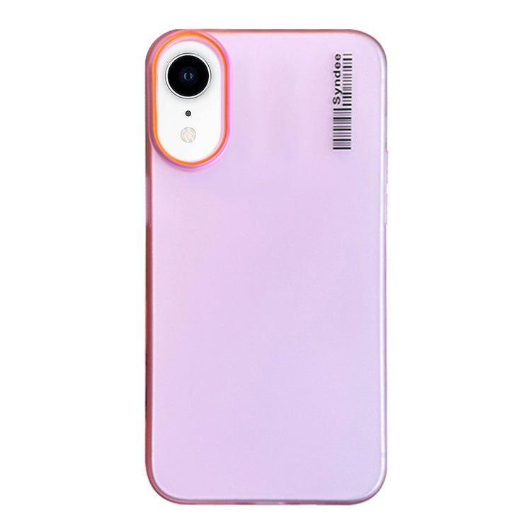 For iPhone XR Soft Sandy Skin Feel Translucent PC Phone Case