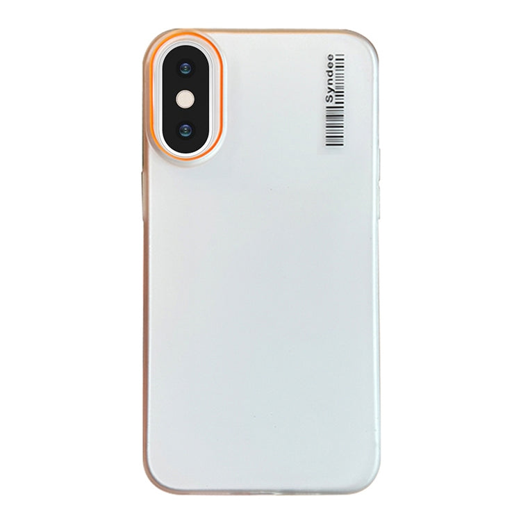For iPhone XS Max Soft Sandy Skin Feel Translucent PC Phone Case