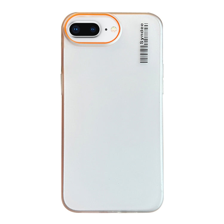 For iPhone 8 Plus / 7 Plus Soft Sandy Skin Feel Translucent PC Phone Case