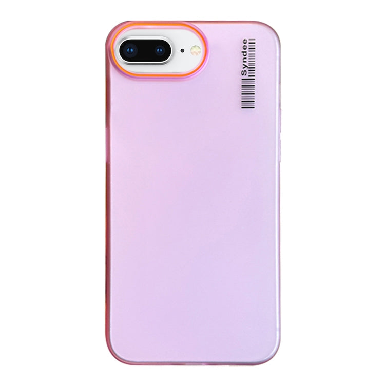For iPhone 8 Plus / 7 Plus Soft Sandy Skin Feel Translucent PC Phone Case