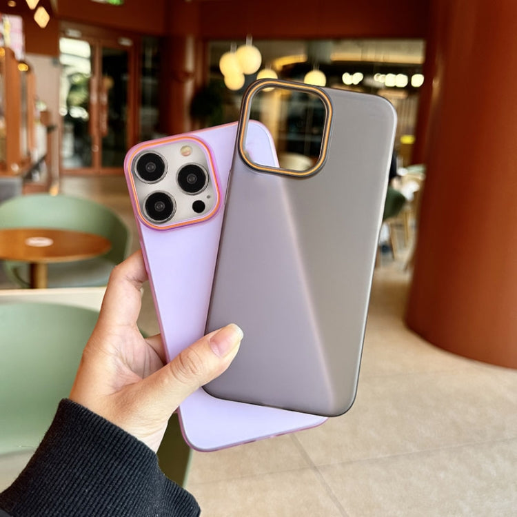 For iPhone SE 2022 / 2020 Soft Sandy Skin Feel Translucent PC Phone Case