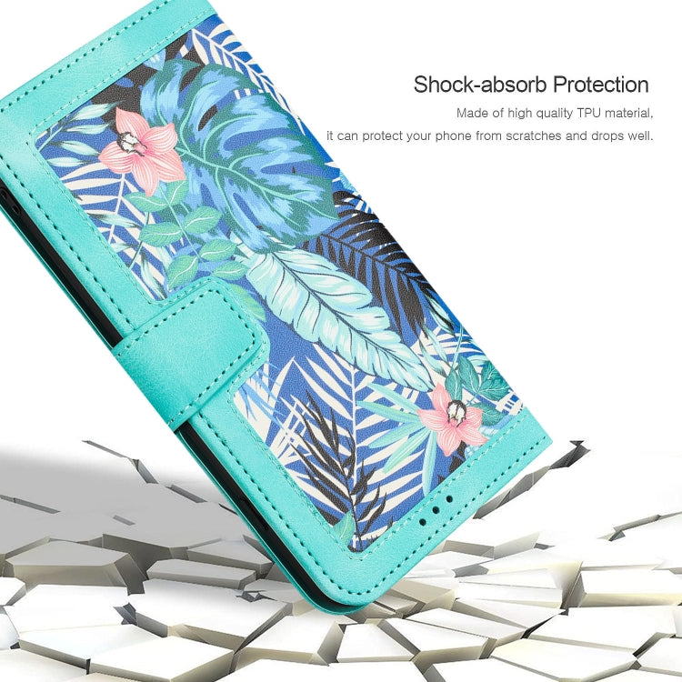 For Xiaomi 14T Floral Pattern Leather Phone Case with Lanyard