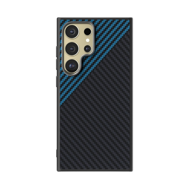 For Samsung Galaxy S24 Ultra 5G ABEEL C Carbon Fiber Series 6D Micro Relief MagSafe Phone Case