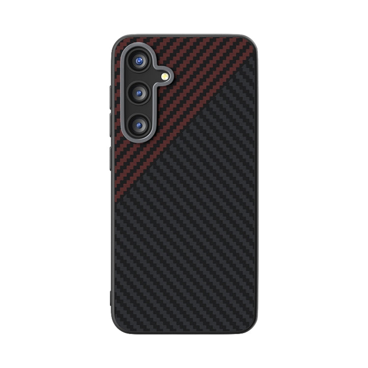 For Samsung Galaxy S25 5G / S24 5G ABEEL C Carbon Fiber Series 6D Micro Relief MagSafe Phone Case