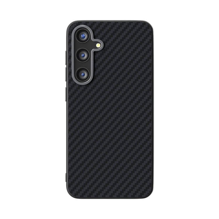 For Samsung Galaxy S25+ 5G / S24+ 5G ABEEL C Carbon Fiber Series 6D Micro Relief MagSafe Phone Case