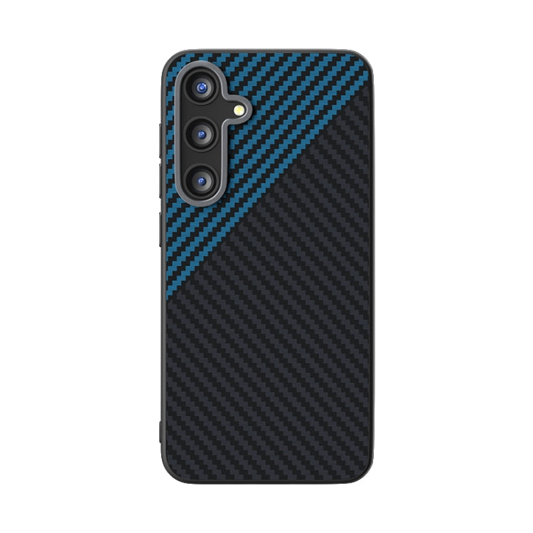 For Samsung Galaxy S25+ 5G / S24+ 5G ABEEL C Carbon Fiber Series 6D Micro Relief MagSafe Phone Case