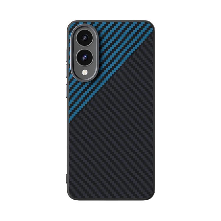 For Samsung Galaxy S25 Edge 5G ABEEL C Carbon Fiber Series 6D Micro Relief MagSafe Phone Case