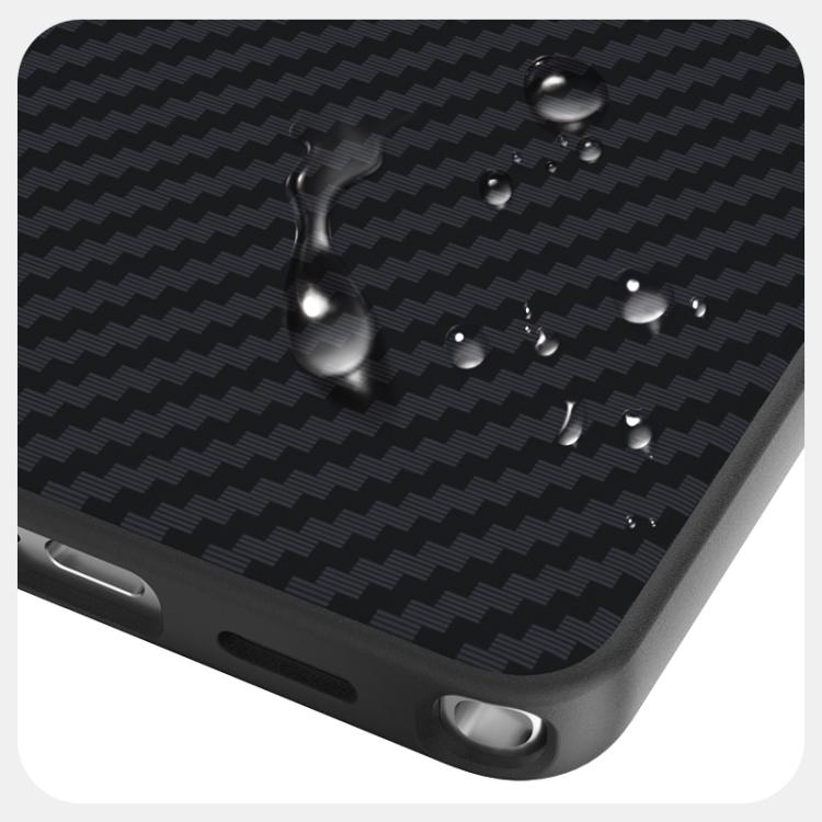 For Samsung Galaxy S26+ 5G ABEEL C Carbon Fiber Series 6D Micro Relief MagSafe Phone Case