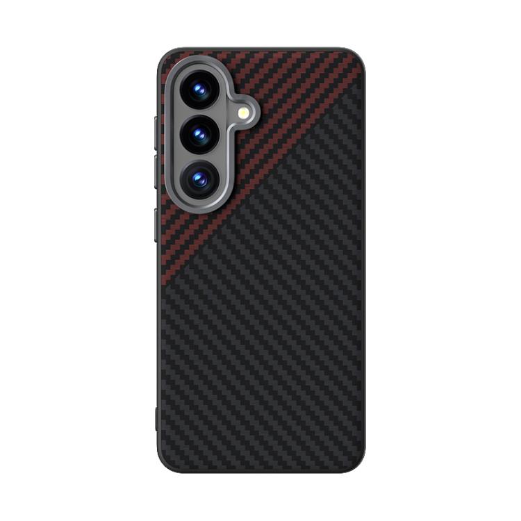 For Samsung Galaxy S26+ 5G ABEEL C Carbon Fiber Series 6D Micro Relief MagSafe Phone Case