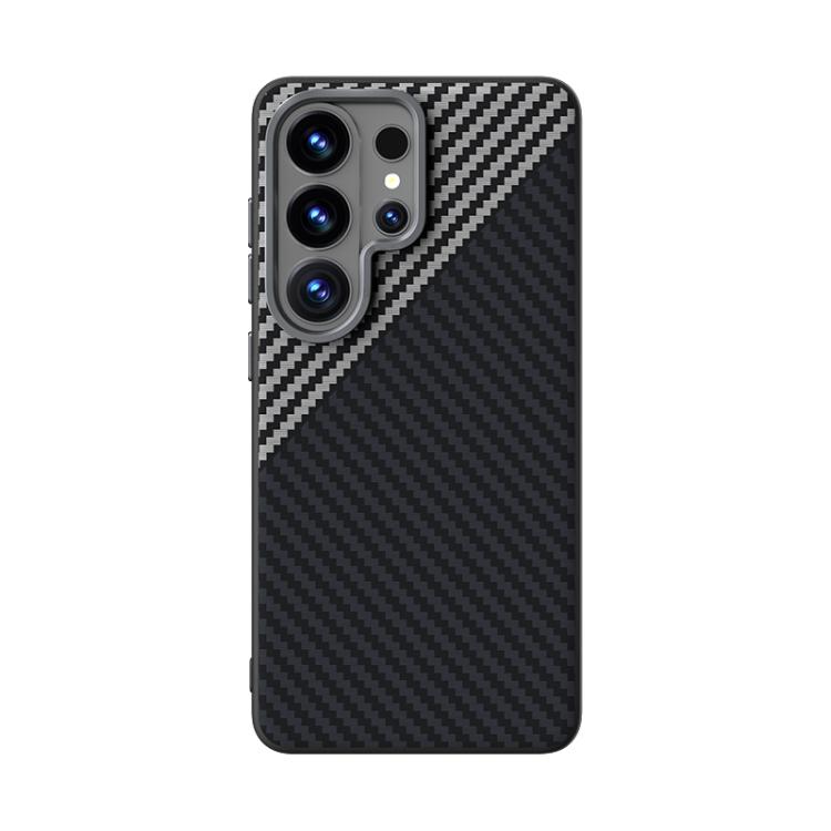 For Samsung Galaxy S26 Ultra 5G ABEEL C Carbon Fiber Series 6D Micro Relief MagSafe Phone Case
