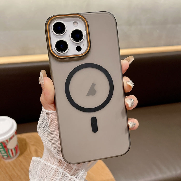 For iPhone 16 Pro Max Soft Sandy Skin Feel MagSafe Magnetic PC Phone Case