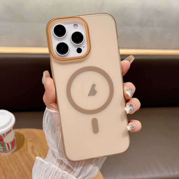 For iPhone 16 Pro Max Soft Sandy Skin Feel MagSafe Magnetic PC Phone Case