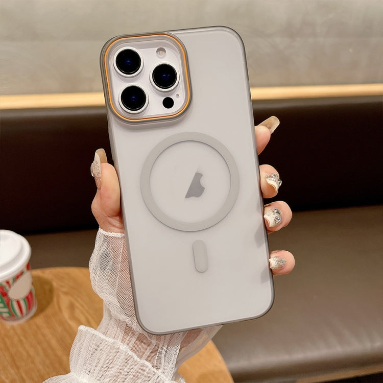 For iPhone 16 Pro Soft Sandy Skin Feel MagSafe Magnetic PC Phone Case