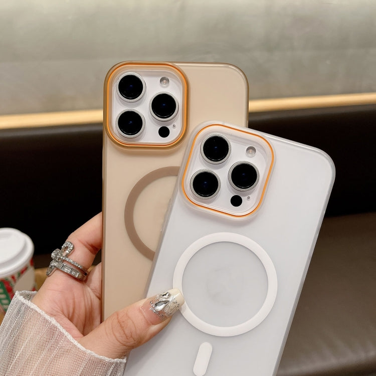 For iPhone 14 Pro Soft Sandy Skin Feel MagSafe Magnetic PC Phone Case