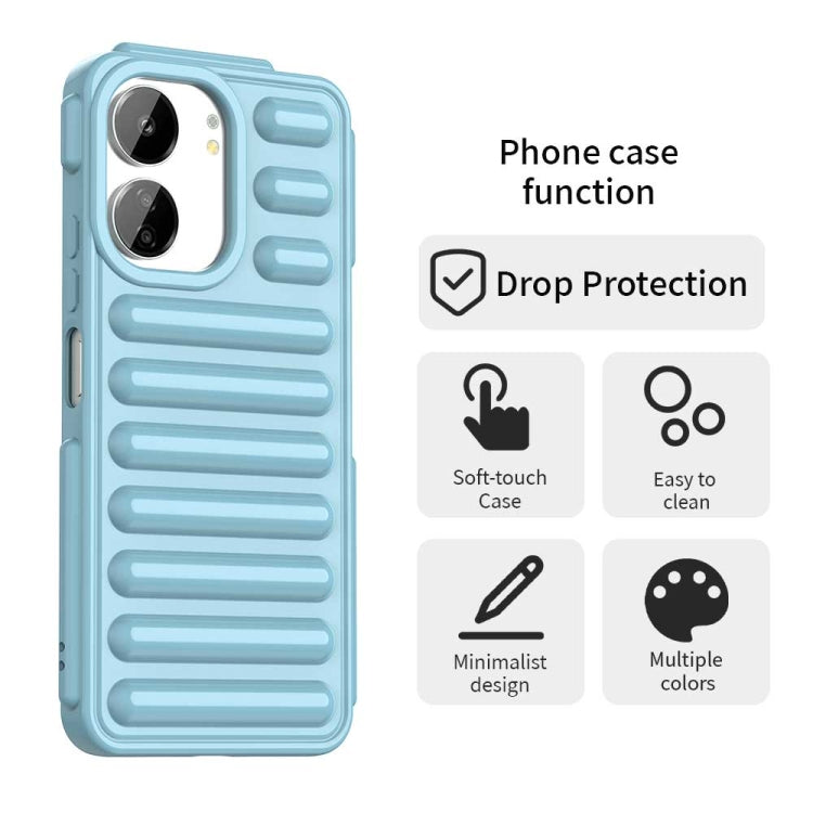For Xiaomi Poco M6 5G Capsule Series Candy Color IMD Phone Case