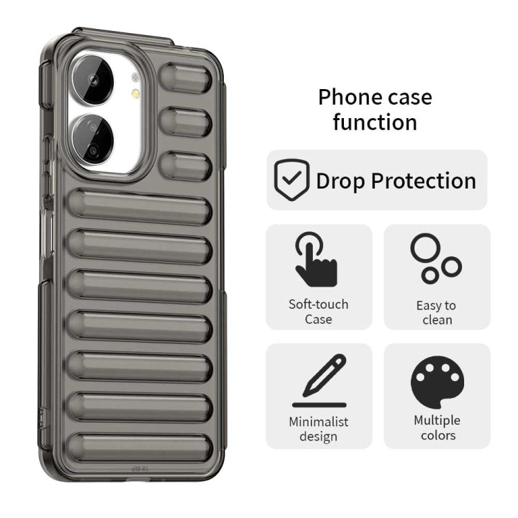 For Xiaomi Poco M6 5G Capsule Series Candy Color IMD Phone Case