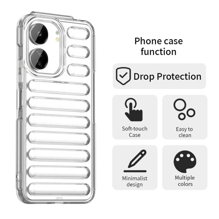For Xiaomi Poco M6 5G Capsule Series Candy Color IMD Phone Case