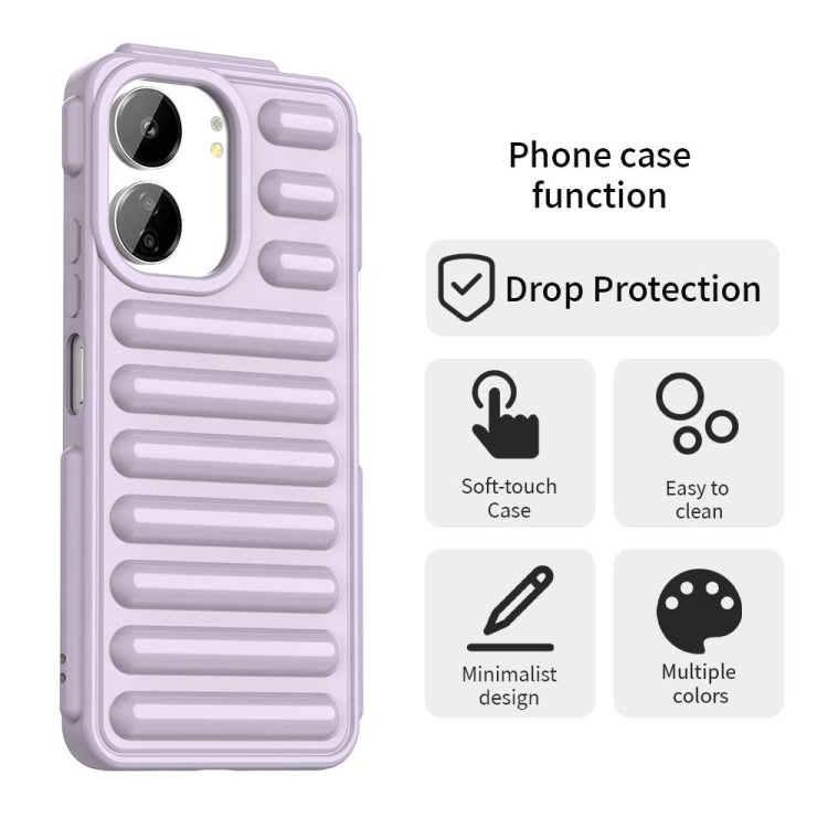 For Xiaomi Poco M6 5G Capsule Series Candy Color IMD Phone Case