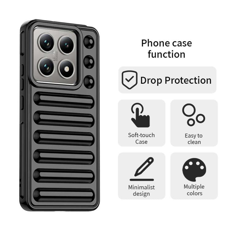 For Xiaomi 14T Capsule Series Candy Color IMD Phone Case