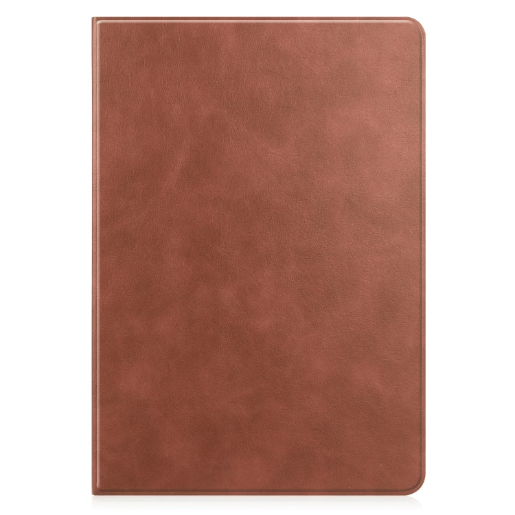 For Samsung Galaxy Tab S8 / Galaxy Tab S7 (2020) T870 Cowhide Texture TPU Tablet Horizontal Flip Leather Case with Holder & Sleep / Wake-Up Function & Pen Slot