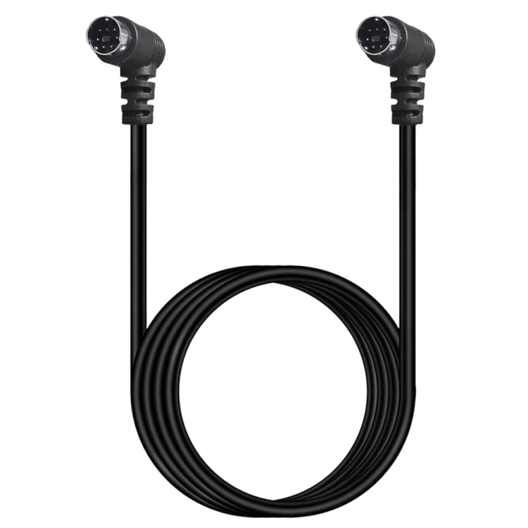 Mini DIN 7 Pin S-Video Core Audio / Video Cable, Length:0.5m