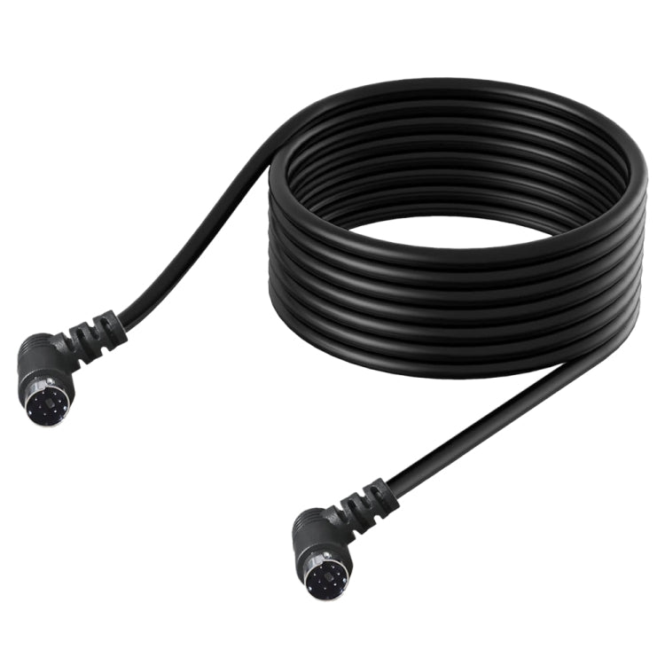 Mini DIN 7 Pin S-Video Core Audio / Video Cable, Length:0.5m