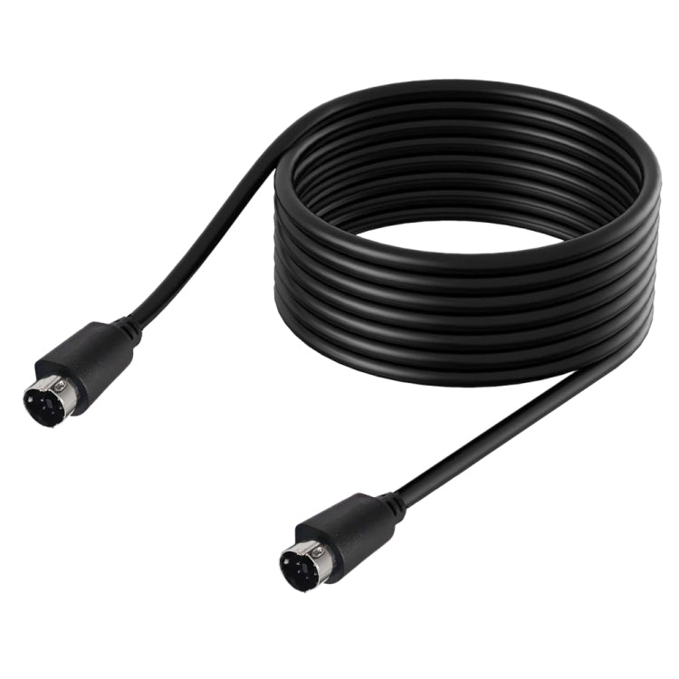 Mini DIN 7 Pin S-Video Core Audio / Video Cable, Length:0.5m