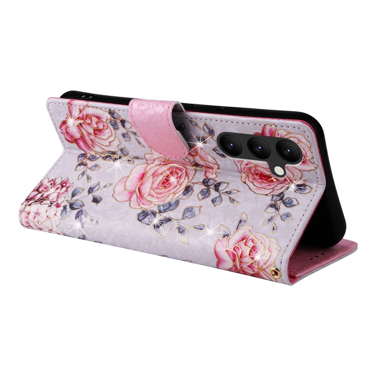 For Galaxy A24 5G Bronzing Painting RFID Leather Phone Case