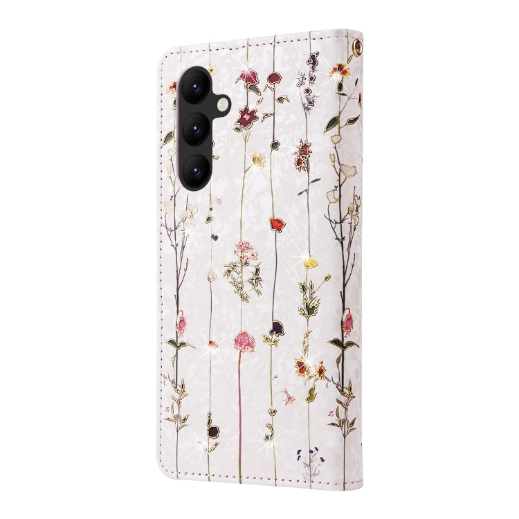 For Galaxy A24 5G Bronzing Painting RFID Leather Phone Case