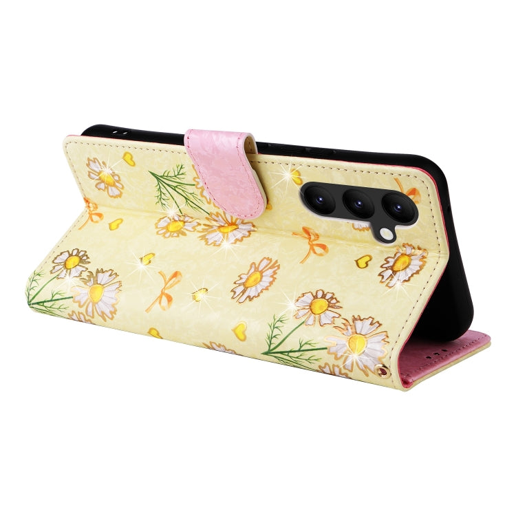 For Galaxy A24 5G Bronzing Painting RFID Leather Phone Case